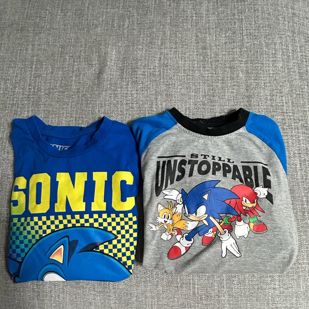 Sonic Long Sleeve 2 Bundle Boys Shirts